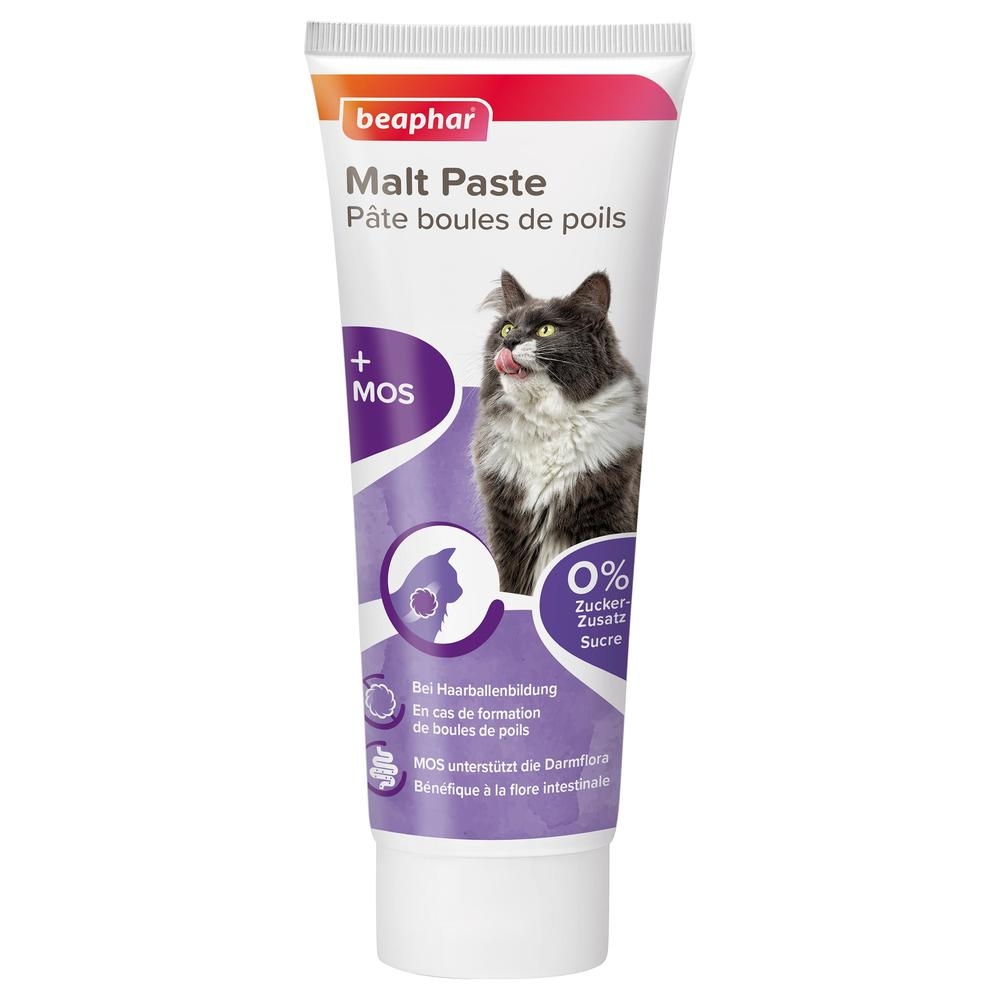 Pâte anti-boules de poils au Malt pour chat 250 g